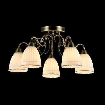 Светильник потолочный Freya Letizia FR2757-PL-05-BZ 40Вт E14