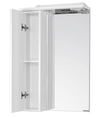 Шкаф зеркальный Акватон Панда 1A007402PD01L 17х50х79,8см с подсветкой