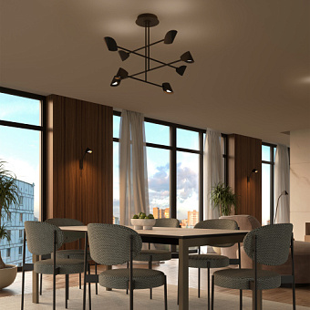 Люстра потолочная Mantra CAPUCCINA 7578 62Вт 8 лампочек LED