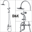 Душевая система D&K RheinSchiller DA1463701C09 хром