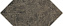 Настенная плитка KERAMA MARAZZI Бикуш 35014 коричневый глянцевый 14х34см 0,896кв.м. глянцевая