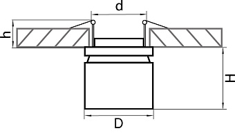 Спот встраиваемый Lightstar Forte Inca 214827 26Вт LED
