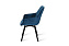 Кухонный стул поворотный AERO 56х61х85см велюр/сталь Navy