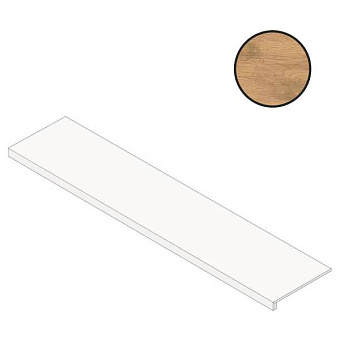 Плитка для ступеней Atlas Concord Италия Entice AFI5 Pale Oak Elegant Scalino 33х150см 0,495кв.м. матовая