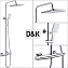 Душевая система D&K BayernPotsdam DA2143701B14 хром