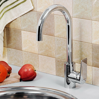 Смеситель для кухни WASSERKRAFT Lopau 3207 поворотный излив хром