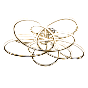 Светильник потолочный Eurosvet Spring 90143/5 хром 216Вт LED