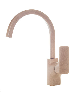 Смеситель для кухни D&K Berlin DA1432423 высокий излив песочный