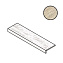 Плитка для ступеней Atlas Concord Италия Trust A3KH Ivory Elemento L Grip 60х15см 0,09кв.м. рельефная