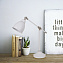 Настольная лампа офисная Arte Lamp BRACCIO A2054LT-1WH 60Вт E27