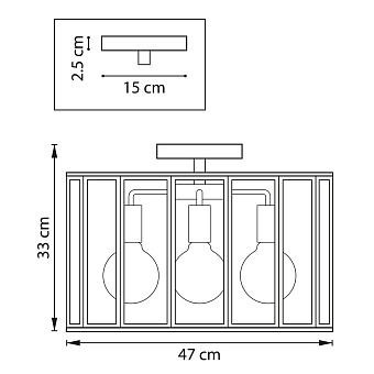 Люстра потолочная Lightstar Genni 798257 200Вт 5 лампочек E27