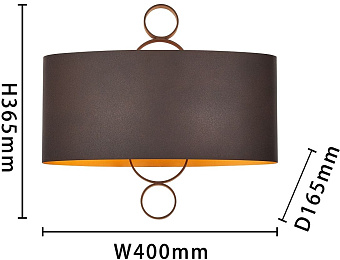 Бра Favourite Ferrous 4007-2W 80Вт E14