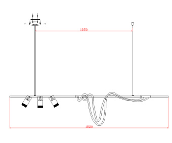Светильник подвесной KINK Light Кайли 08039-180A,19 80Вт LED