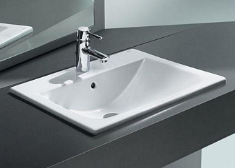 Раковина встраиваемая сверху ROCA DIVERTA 7.3271.1.600.Y 55х42,5см