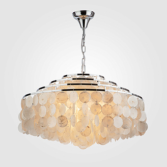 Люстра потолочная Eurosvet Sandra 3535/6 хром/перламутр 40Вт 6 лампочек E27