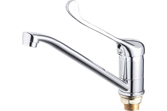 Смеситель для кухни Maxonor MN4954 поворотный излив хром