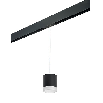 Трековый светильник Lightstar Rullo PRORP348780 15Вт GX 5.3 матовый чёрный для однофазного трека