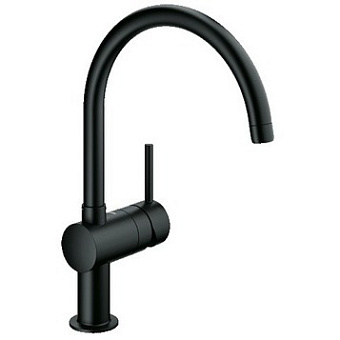 Смеситель для кухни GROHE Minta 32917KS0 высокий излив Чёрный бархат