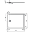 Душевой поддон IDEAL STANDARD ULTRAFLAT S K8232FS 100х120см