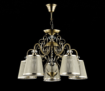 Светильник потолочный Freya Driana FR2405-PL-05-BZ 40Вт E14