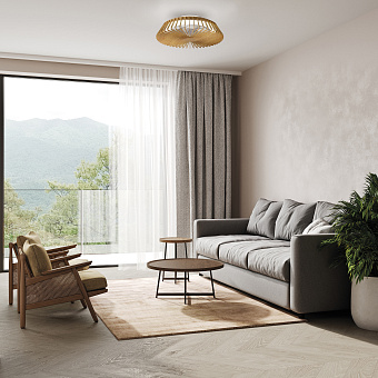 Люстра-вентилятор Mantra HIMALAYA 8198 70Вт LED