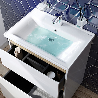 Тумба под раковину напольная AM-PM X-Joy M85AFSX0652WG 44,5х62,5х81см