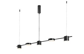Светильник подвесной CRYSTAL LUX TRISTAN TRISTAN SP5 L1200 BLACK 40Вт LED