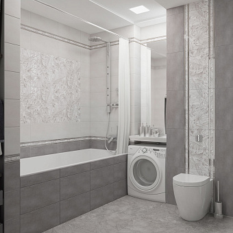 Декор ALMA CERAMICA Bonita DWU09BNT007 серый 24,9х50см 0,996кв.м.