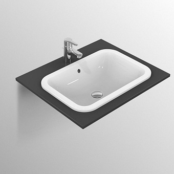 Раковина встраиваемая сверху IDEAL STANDARD CONNECT E505501 42х35см