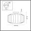 Светильник потолочный Odeon PENDANT 4746/1C 60Вт E27