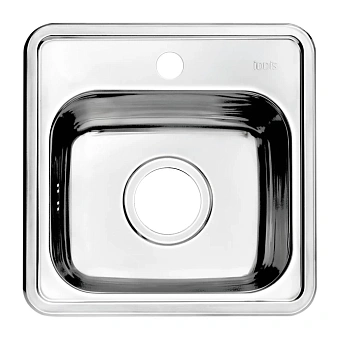 Мойка кухонная IDDIS Strit STR38S0i77 38х38см сатин