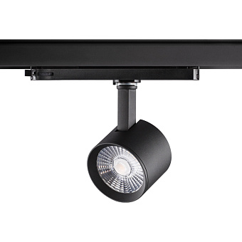 Трековый светильник Novotech PORT 358330 20Вт LED чёрный для трёхфазного трека