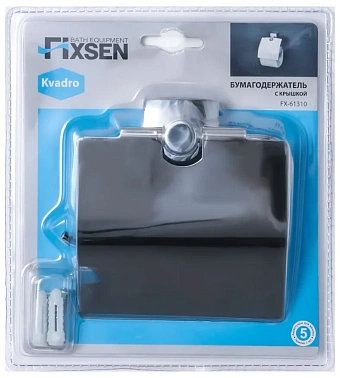 Держатель туалетной бумаги FIXSEN KVADRO FX-61310 хром
