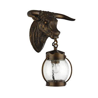 Светильник фасадный Favourite Hunt 1847-1W 60Вт IP44 E27 коричневый