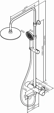 Душевая система AM-PM X-Joy F0785A500 хром