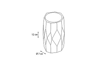 Стакан в ванную FIXSEN Flat FX-290-3 белый