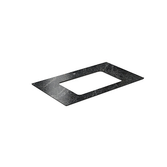 Столешница KERAMA MARAZZI Canaletto PL3.VT93.80 Керамогранит 80х48см Риальто тёмный серый лаппатированный
