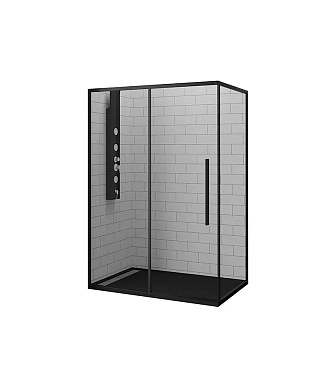 Угловое ограждение RGW Stilvoll 32324239-014 SV-42 195х90см стекло прозрачное