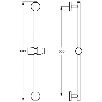 Штанга для душа IDEAL STANDARD B9420AA chrome