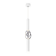 Светильник подвесной Eurosvet Lance 50191/1 LED белый/хром 8Вт LED