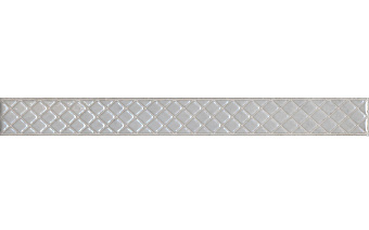 Бордюр KERAMA MARAZZI Мотиво AZ\A054\6424 серый светлый глянцевый 40х4,2см 0,504кв.м.