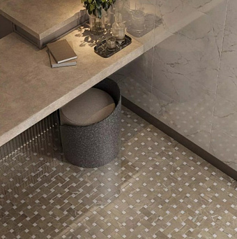 Декор KERAMA MARAZZI Серенада T038\SG6541 бежевый тёмный мозаичный 32х32см 0,819кв.м.