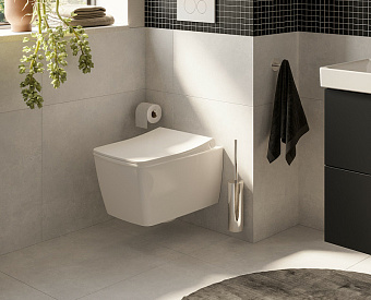 Унитаз подвесной VITRA Metropole 7672B003-0075 безободковый без микролифта