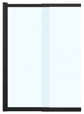 Стеклянная шторка на ванну Azario Merrit AZ-NF6122 1000 BLACK 140х100см