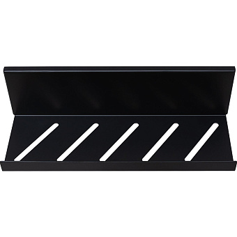 Полка в ванную AQUANET Магнум 302224 1-ярусная 11х30см чёрный