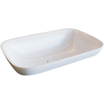 Раковина накладная SALINI MAREA 1802202M S-Stone матовая 59,8х39,8см