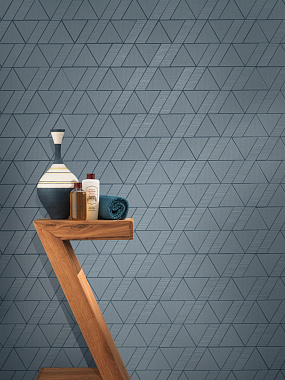 Керамическая мозаика Atlas Concord Италия Aplomb A6ST Denim Mosaico Triangle 30,5х31,5см 0,576кв.м.