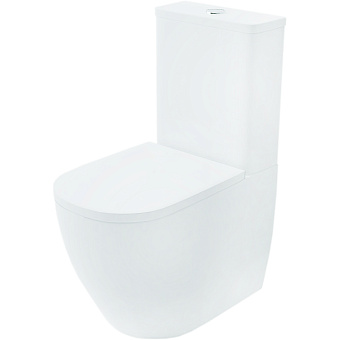 Унитаз напольный Azario Renda AZ-8693 безободковый с микролифтом