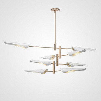 Люстра потолочная ImperiumLOFT Cross cable 192824-26 96Вт 8 лампочек LED