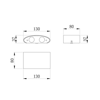 Бра Maytoni Strato O417WL-L4W3K 4Вт LED